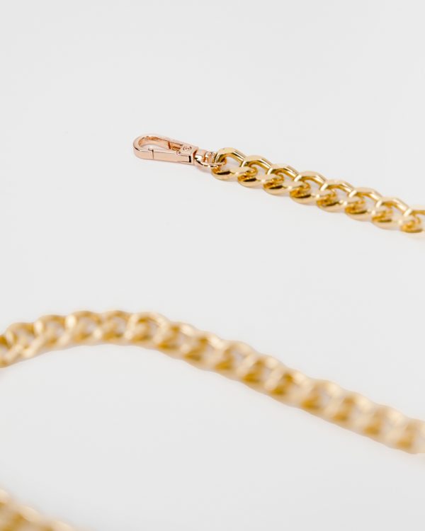 Alternative view of Twist chain belt - Leather Twist