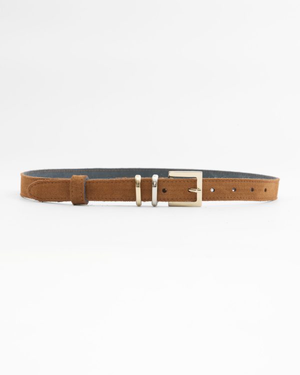 Alternative view of Ellis leather belt -Leather Twist