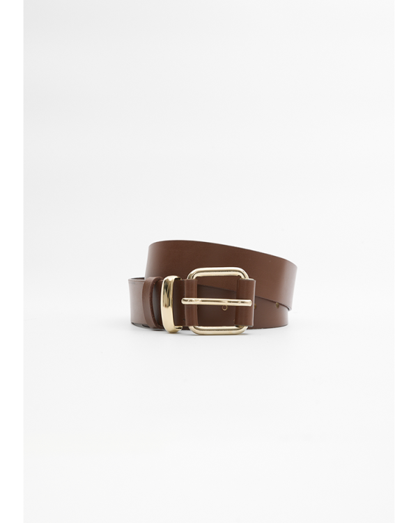 Pastel leather belt -Leather Twist