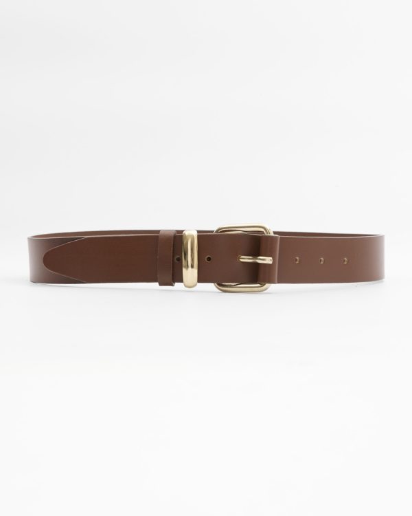 Alternative view of Pastel leather belt -Leather Twist