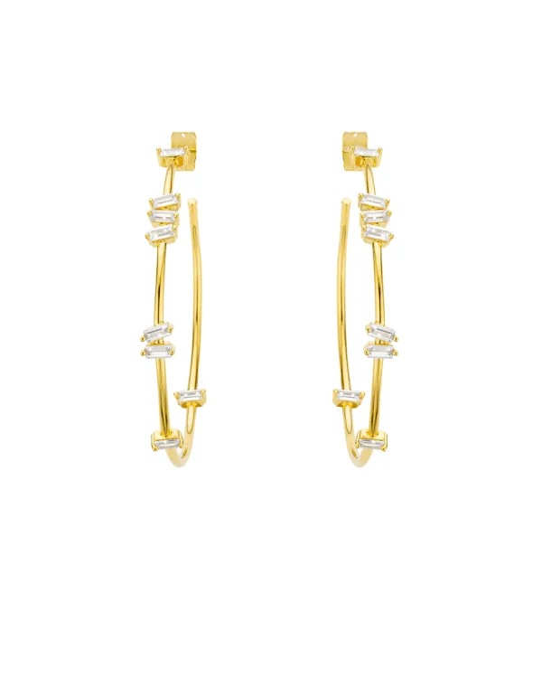 Baguette hoops - Mya Bay