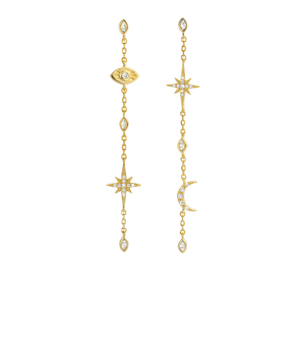 Brouska - MBS26-BO233 Constellation earrings - Mya Bay