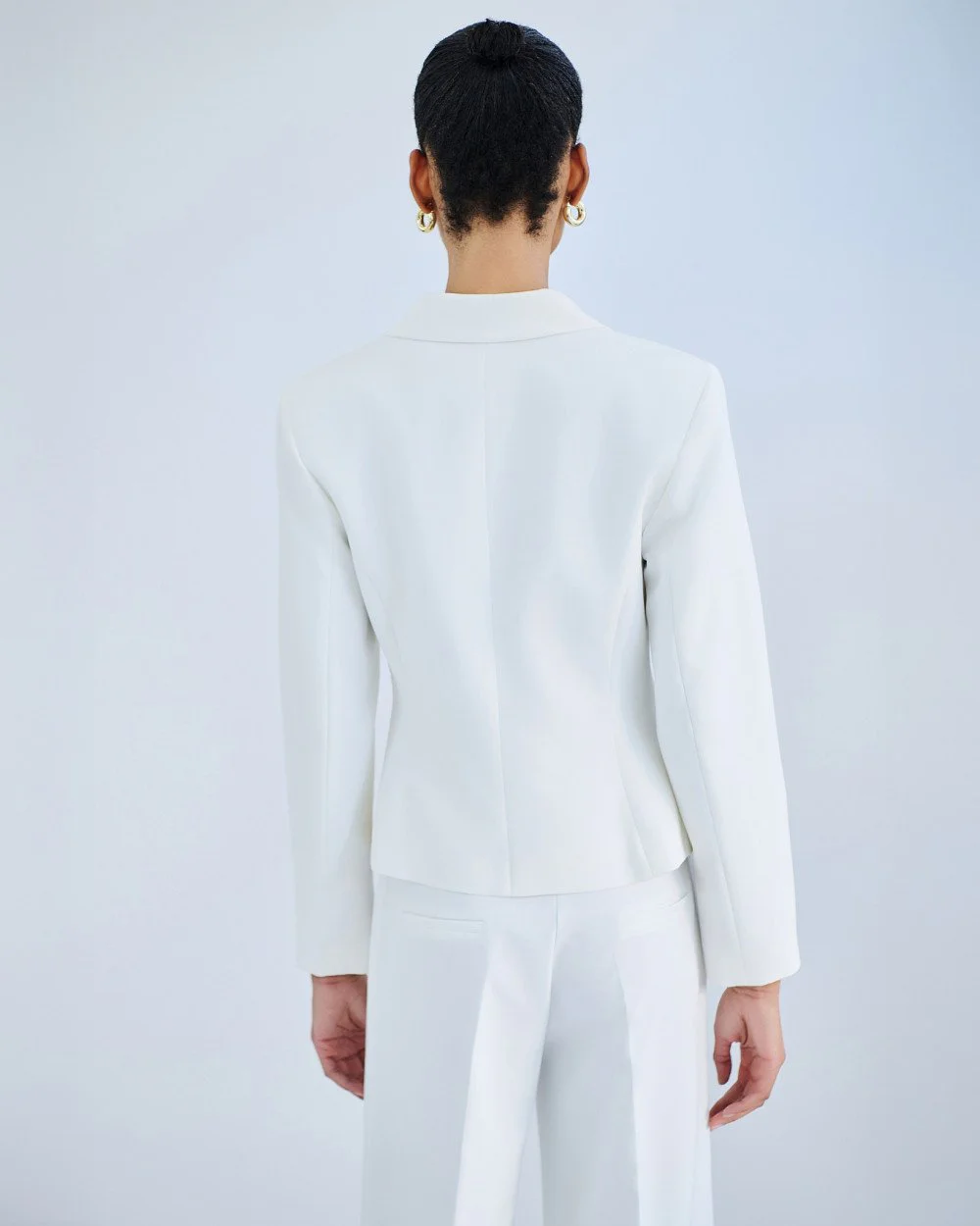 Brouska - S26-1061-135 Cropped double-breasted blazer - Access Fashion - Image 12