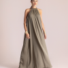 Halter maxi dress - Moutaki