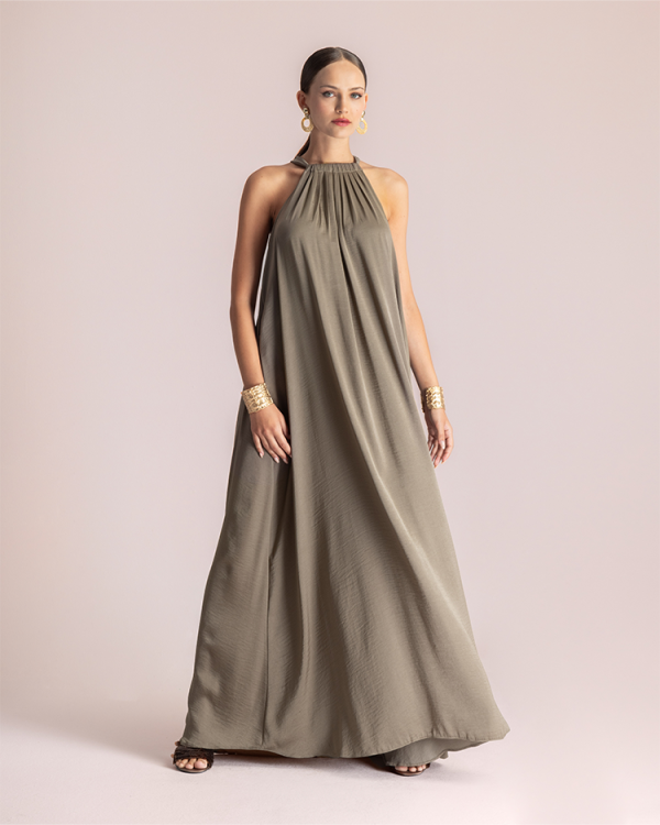 Halter maxi dress - Moutaki