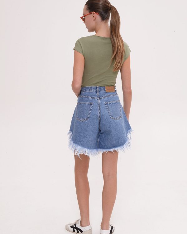 Alternative view of Domna denim short - Sac & Co
