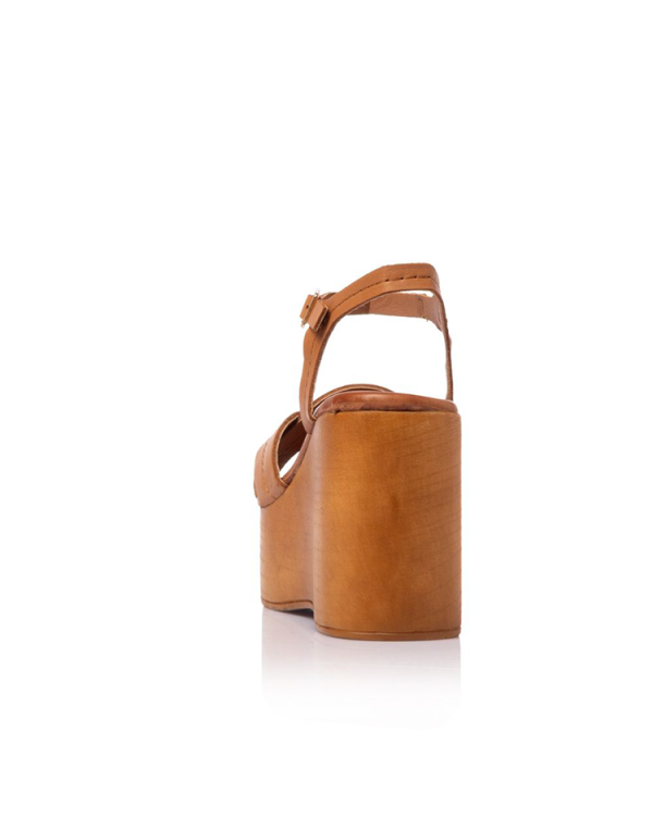 Alternative view of Cross-strap wedge sandals - Sante Shoes