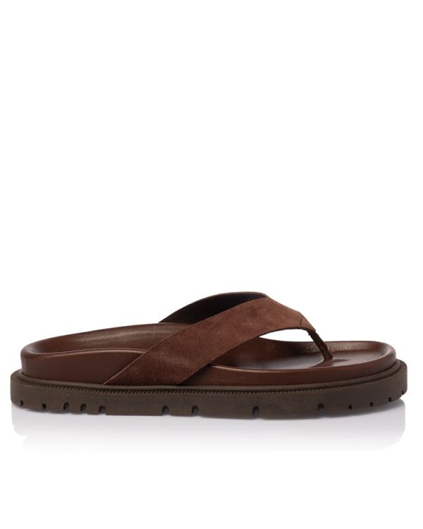 Sleek cross-strap slides - Sante Shoes