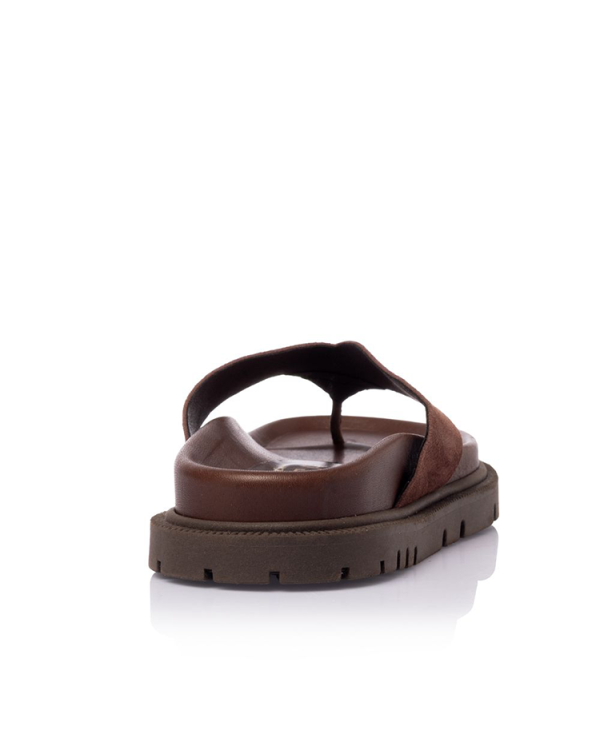 Alternative view of Sleek cross-strap slides - Sante Shoes