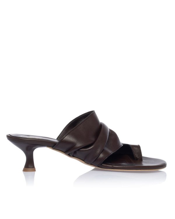 Draped Mule Heels - Sante Shoes