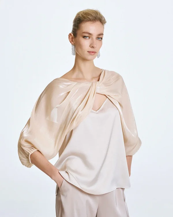 Bolero with metallic finish - Access Fashion