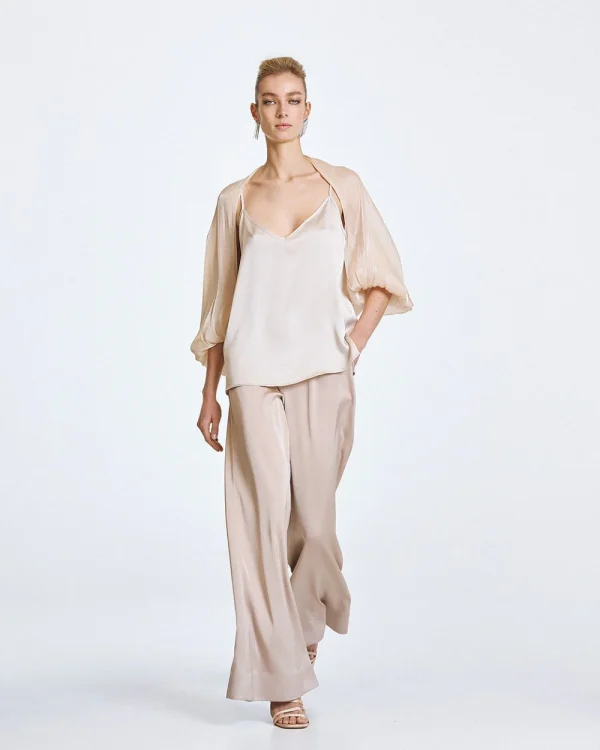 Alternative view of Bolero with metallic finish - Access Fashion