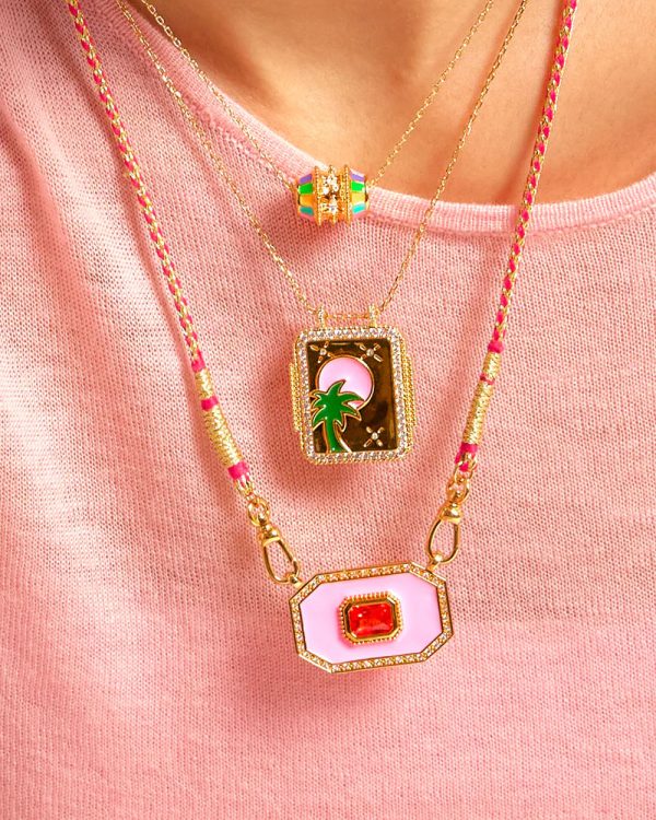 Alternative view of Rainbow talisman necklace - Mya Bay