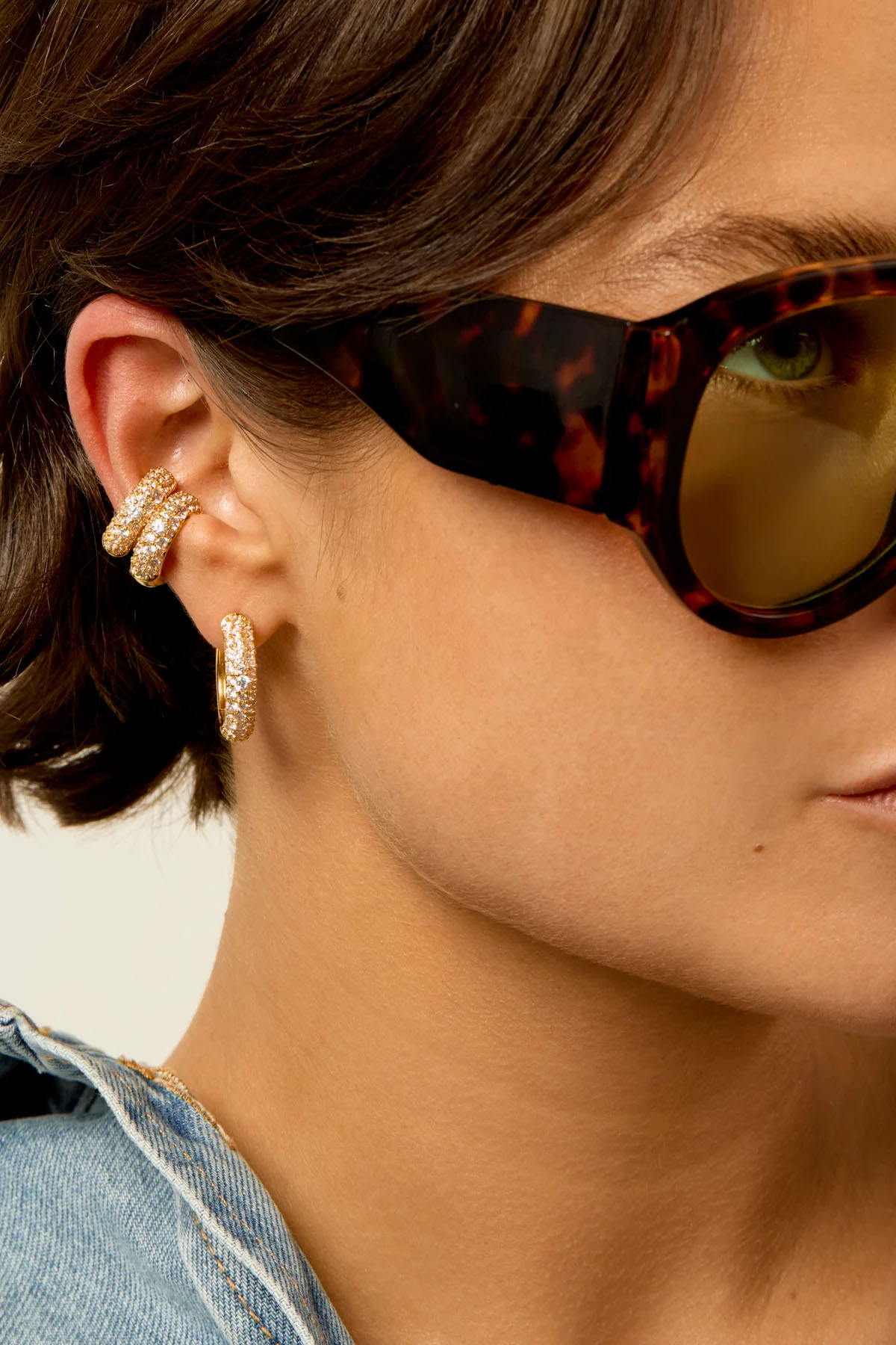 Brouska - MBS26-EA47 Champagne earcuff - Mya Bay - Image 3