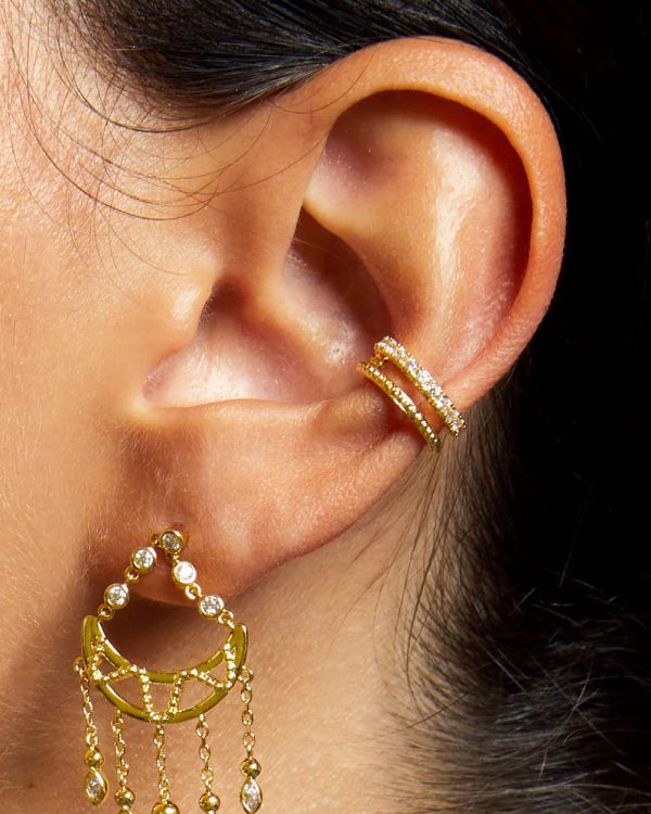 Alternative view of Hide park earcuff - Mya Bay