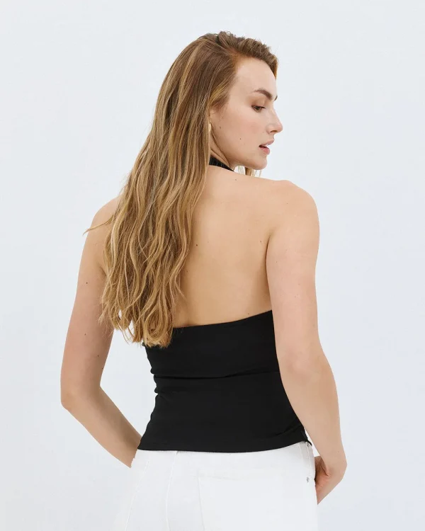 Alternative view of Halter jersey top - Access Fashion