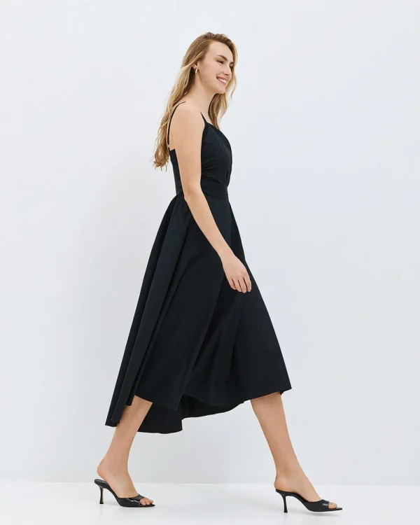 Alternative view of Midi wrap dress with straps - Access Fashion