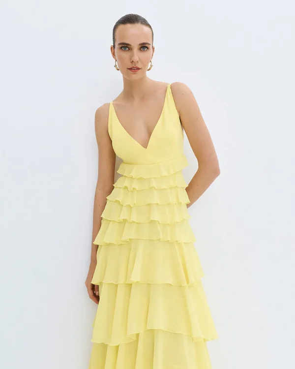 Alternative view of Maxi dress with ruffles - Access Fashion