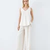 Pants with an elastic waistband - Access Fashion