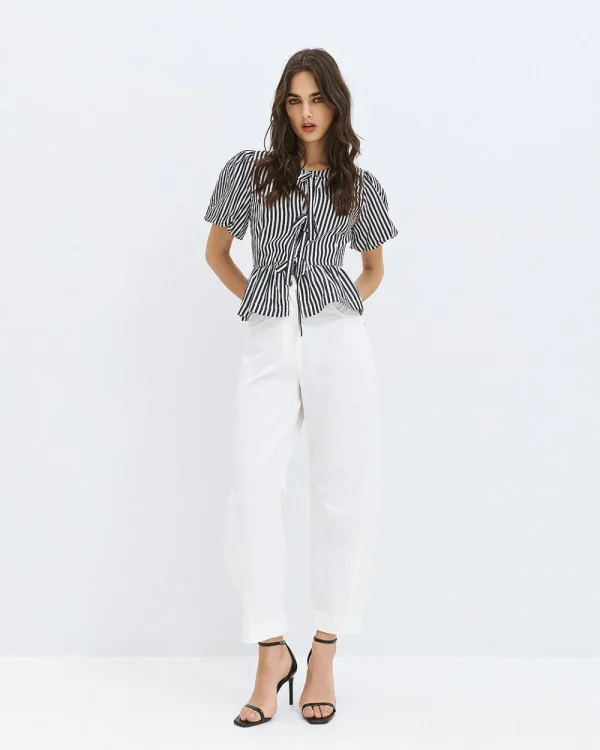 Slouchy pants with seam details - Access Fashion
