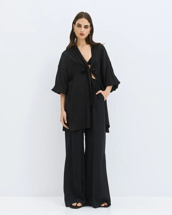 Pants with drawstrings at the waist - Access Fashion