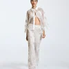 Mesh shirt with sequins - Access Fashion