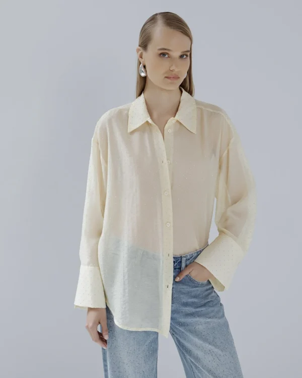 Shirt with rhinestones
- Access Fashion
