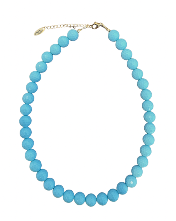 Faceted paste necklace - Ifigenia Loukou