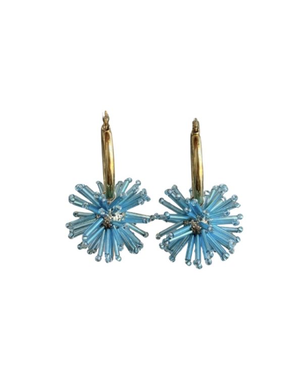 Alternative view of Dandelion earrings - Ifigenia Loukou
