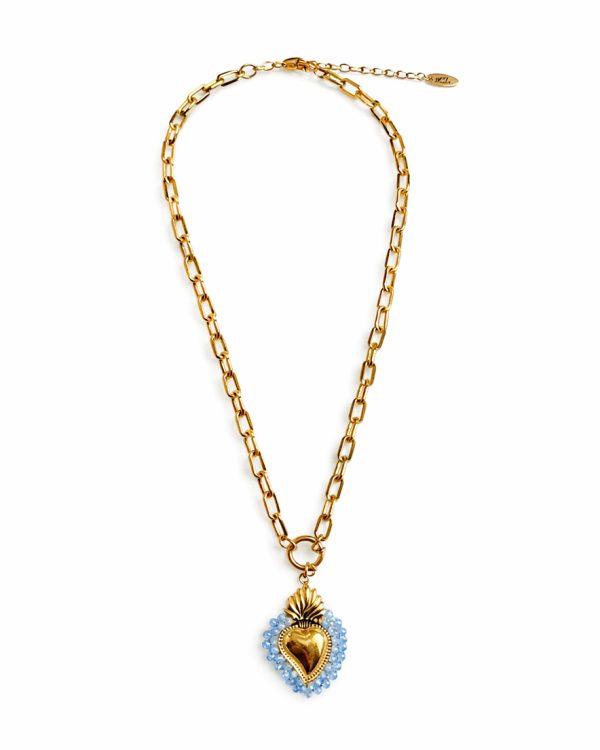 Sacred big heart necklace - Ifigenia Loukou