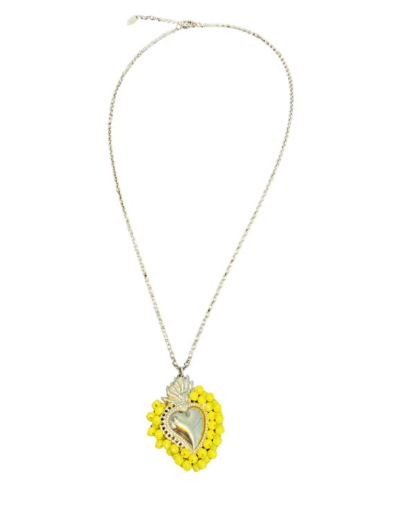 Sacred heart necklace - Ifigenia Loukou