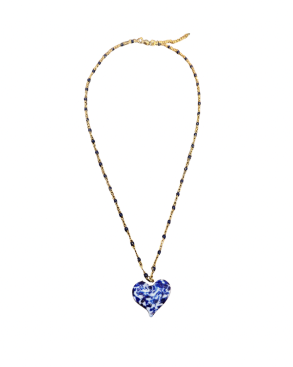 Murano heart necklace - Ifigenia Loukou