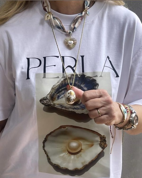 Alternative view of Shawl necklace - Ifigenia Loukou