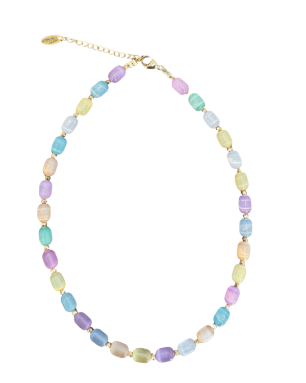 Gold-plated baroque small-pearl necklace - Ifigenia Loukou