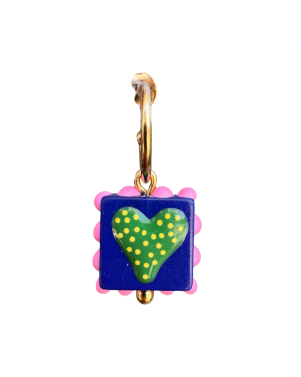 Alternative view of Murano earrings - Ifigenia Loukou