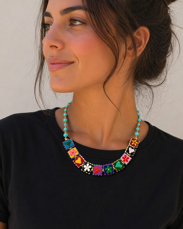 Alternative view of Murano rosary necklace - Ifigenia Loukou