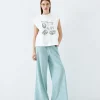 Sleeveless blouse with print - Access Fashion