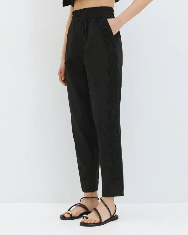 Alternative view of Pants with embroidery on the sides - Access Fashion