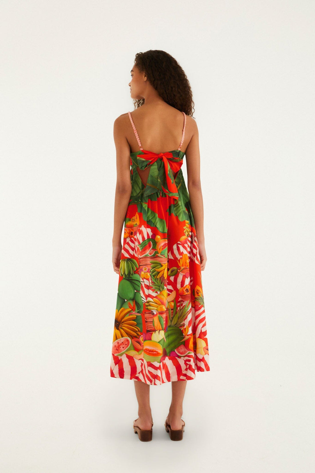 Brouska - FRS26-355386 Trolley sweetheart neck maxi dress - Farm Rio - Image 2