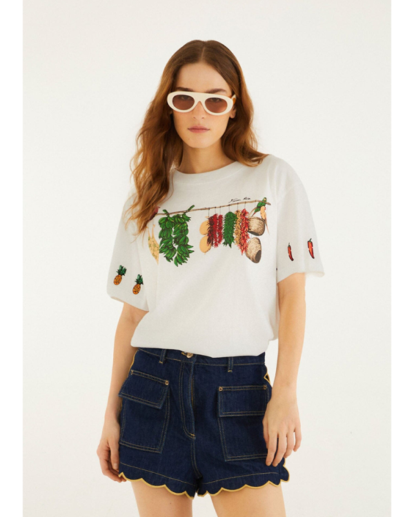 Brazilian bodega short sleeve t-shirt - Farm Rio