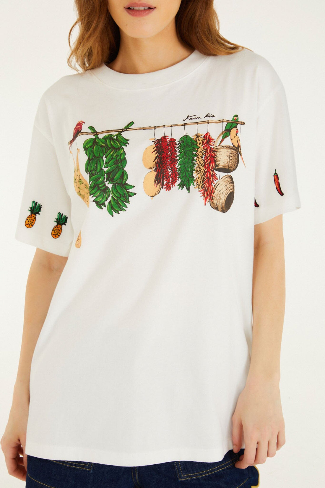 Brouska - FRS26-356411 Brazilian bodega short sleeve t-shirt - Farm Rio - Image 2