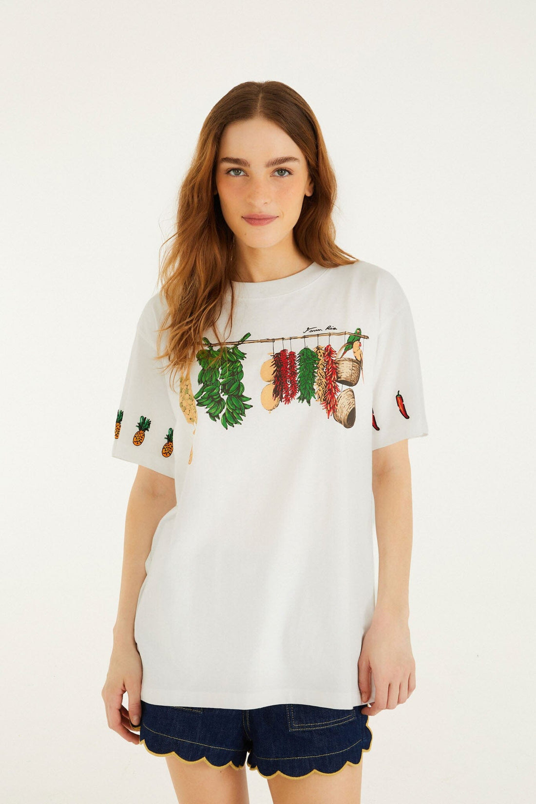 Brouska - FRS26-356411 Brazilian bodega short sleeve t-shirt - Farm Rio - Image 4