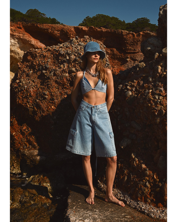 Dioni denim bermuda - Sac & Co