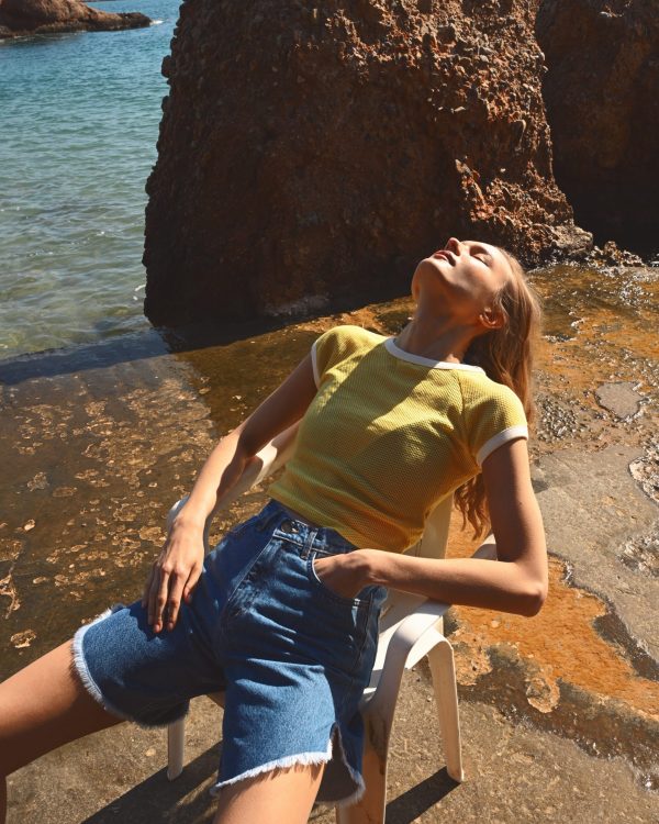 Alternative view of Olivia denim short - Sac & Co