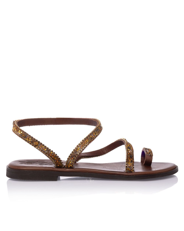 Crystal embellished  flats - Sante Shoes