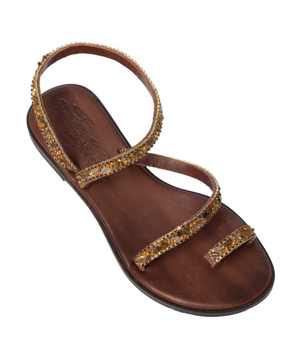Alternative view of Crystal embellished  flats - Sante Shoes