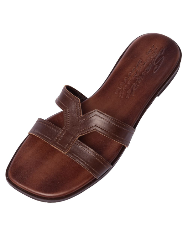 Alternative view of Leather slide flats -  Sante Shoes