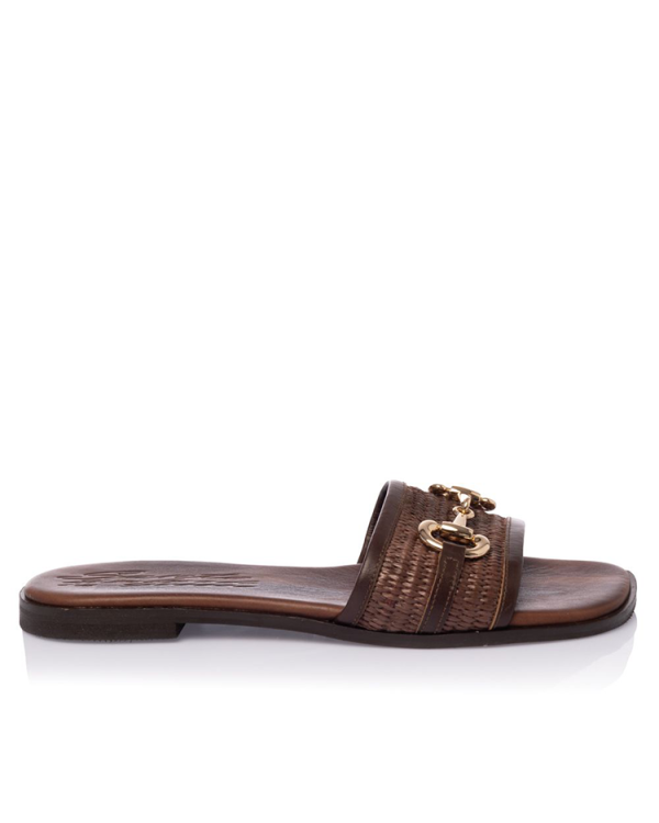 Woven slide sandals - Sante Shoes