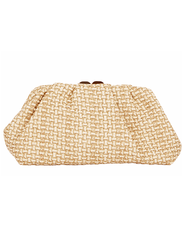 Woven Evening Clutch Bag