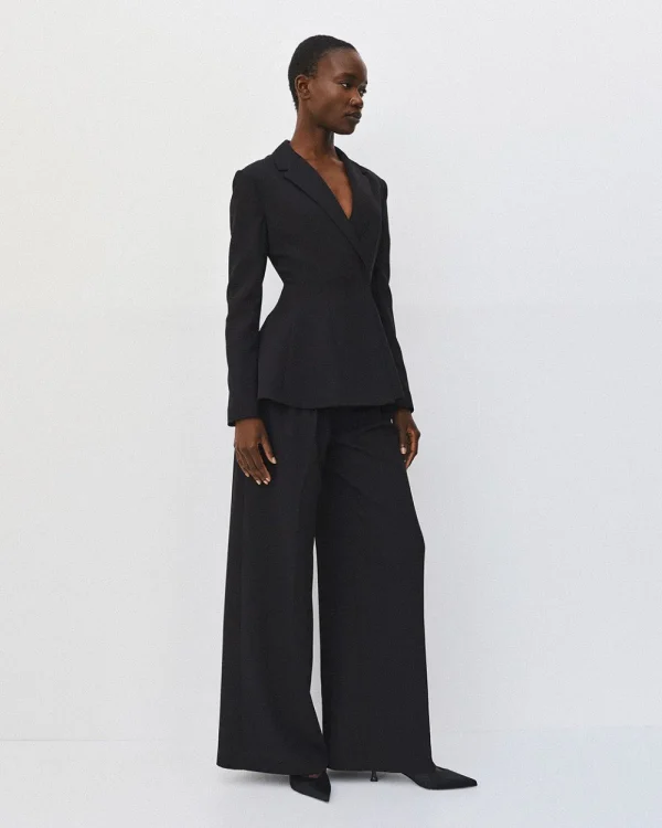 Fitted peplum blazer - Access Fashion
